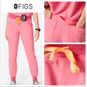 Limited Edition Neon Pink FIGS joggers